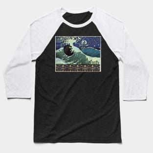 Tsar Saltan In A Barrel On The Sea - Ivan Bilibin Baseball T-Shirt